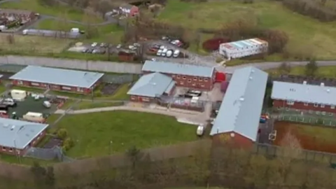 Aerial photograph of Medomsley Detention Centre