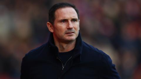 Coventry boss Frank Lampard during the 1-1 draw at Charlton