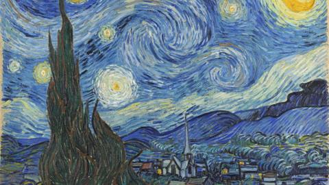 Starry Night by Vincent van Gogh.