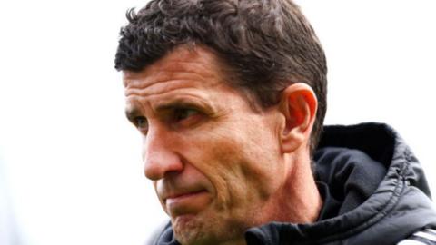 Javi Gracia during his time in charge of Leeds United