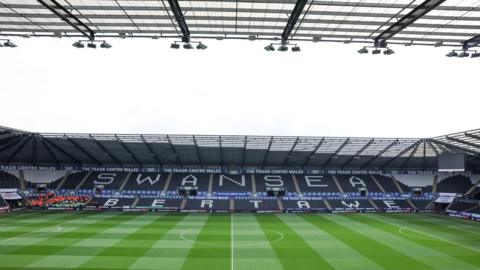 A general view of Swansea.com Stadium