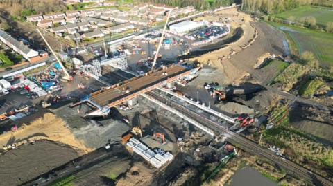 Northumberland Line under construction