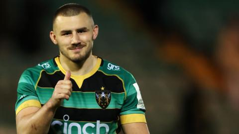 Northampton Saints wing Ollie Sleightholme