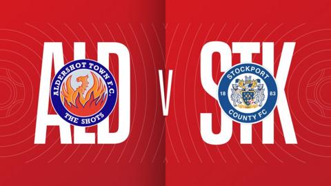 Aldershot Town v Stockport County