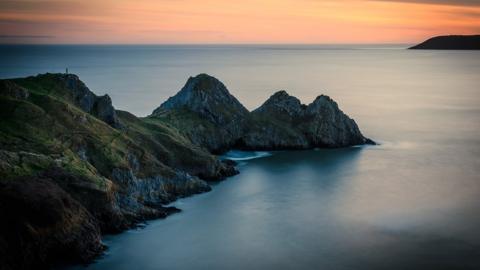 Three Cliffs Bay