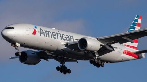 An American Airlines flight