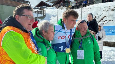 Caolan McConville with his gold medal