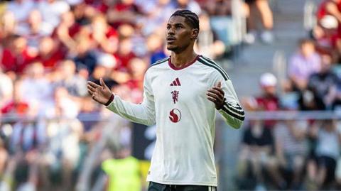 Marcus Rashford of Manchester United in action