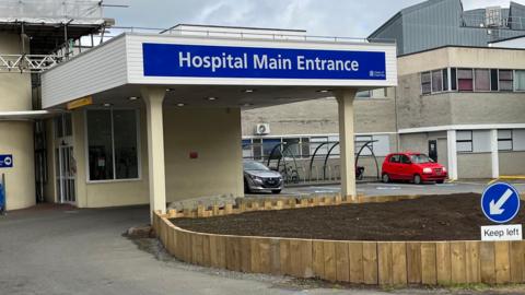 The exterior of one of the Princess Elizabeth Hospital entrances