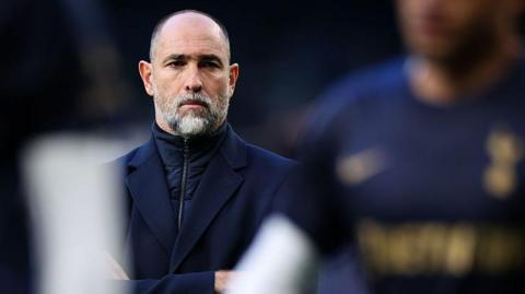 Igor Tudor looks on with his arms folded