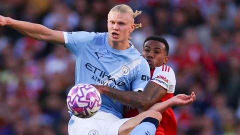 Erling Haaland and Gabriel