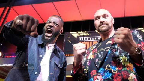 Deontay Wilder and Tyson Fury