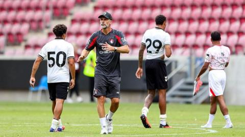 Head Coach Marco Rose of Bournemouth after his side's 2-1 defeat