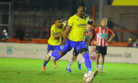 Moors penalty taker Joe Dodoo had not played in 814 days since his last competitive appearance for Burton Albion on 1 January 2023