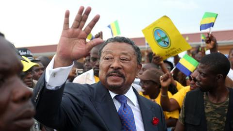 Gabon opposition leader Jean Ping. File photo
