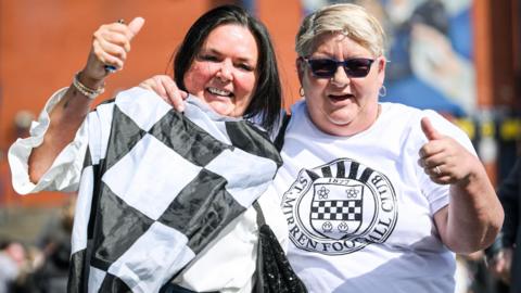 St Mirren supporters at Hampden