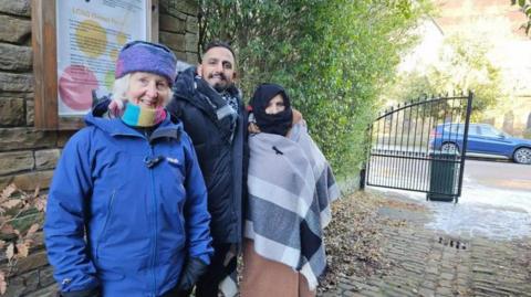 Joy Leach, Mukhtar Rehman and Jannat Bibi are among the volunteers who turned a grot spot into a community hotspot