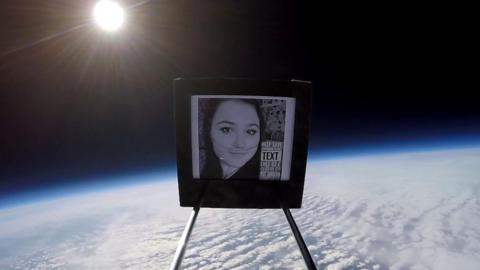 Antonia's photo in space