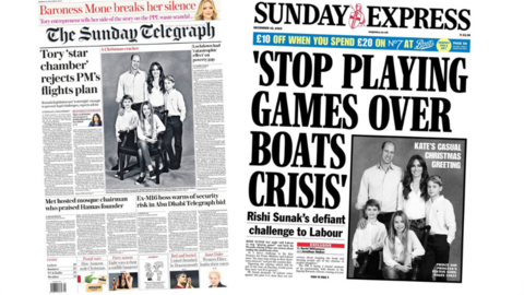 The Sunday Telegraph and Sunday Express