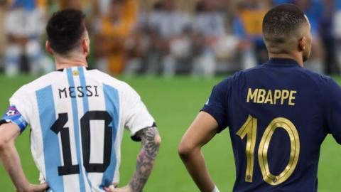 Messi Mbappe