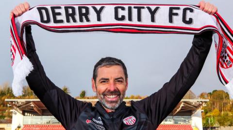 Tiernan Lynch was officially unveiled as Derry City manager on Wednesday morning