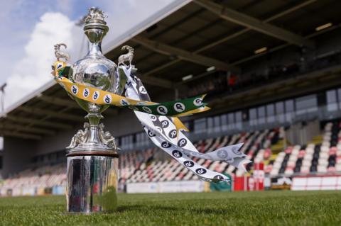 Welsh Cup on the Rodney Parade pitch