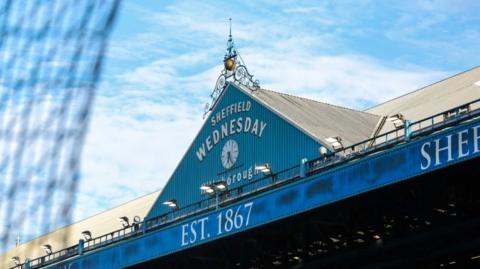 General view of part of a stand at Hillsborough