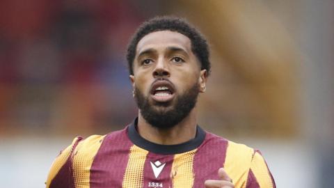Vadaine Oliver playing for Bradford last season