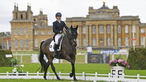 Rider at Blenheim Palace International Horse Trials