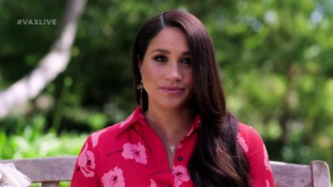 The Duchess of Sussex has made her first TV appearance since her interview with Oprah Winfrey.