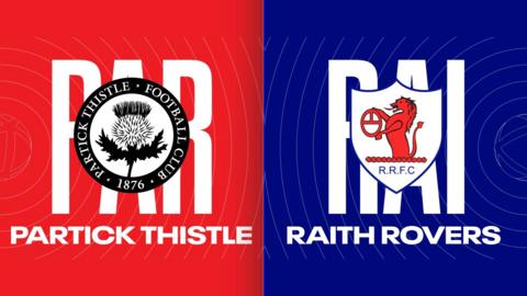 Partick Thistle and Raith Rovers badges
