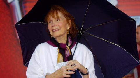 Actress Katherine Helmond arrives at the world premiere of Disney Pixar"s computer animated film "Cars" in North Carolina.