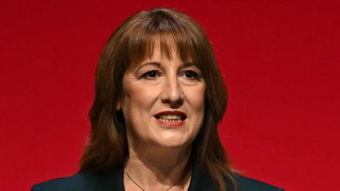 Britain's Chancellor of the Exchequer Rachel Reeves delivers a speech on the second day of the annual Labour Party conference in Liverpool, north-west England, on September 29, 2025.