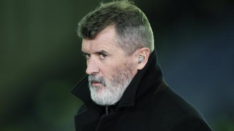 Roy Keane at Wigan v Man Utd in the FA Cup third round earlier this month