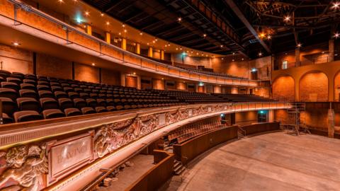 Rows of seats in the Bradford Live auditorium