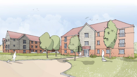 North Heybridge Garden Suburb artist impressions