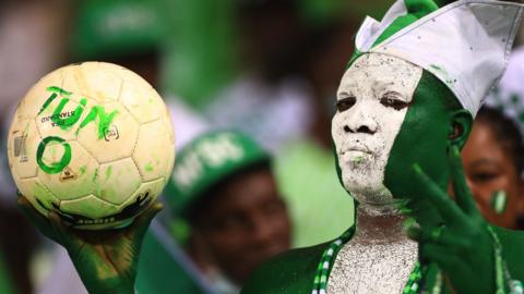 A Nigeria fan