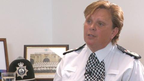 Chief constable Debbie Tedds
