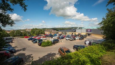 Maiden's Walk car park in Hexham