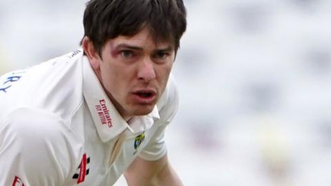 Durham seam bowler Matt Salisbury