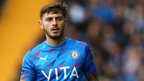 Ryan Rydel in action for Stockport County