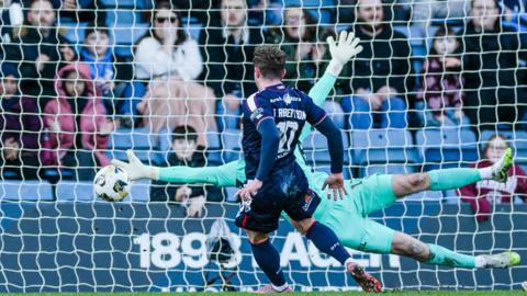 Dundee's Finn Robertson scores