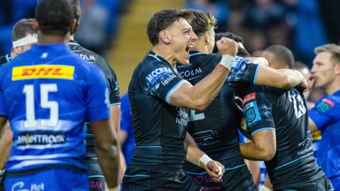 Glasgow Warriors celebrate