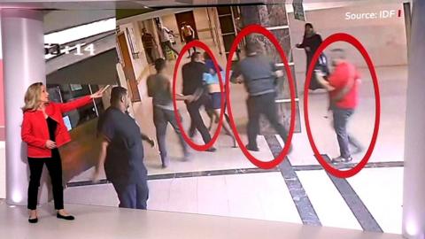 The BBC's Caroline Hawley reporting