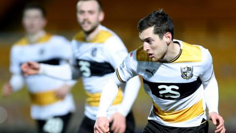 Connor Grant playing for Port Vale