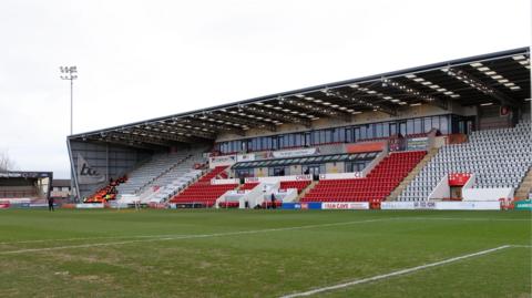 A picture of Morecambe's Mazuma Stadium