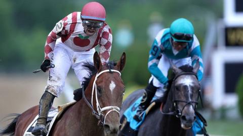 Journalism wins the Preakness Stakes at Pimlico