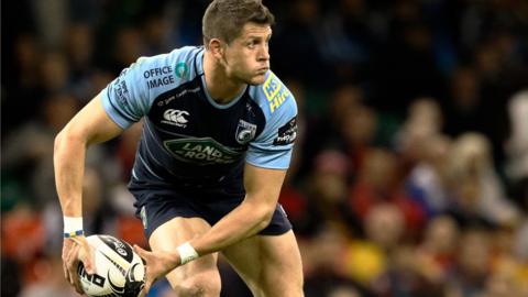 Lloyd Williams in action for the Cardiff Blues