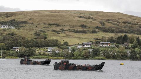 Assault craft on Exercise Joint Warrior