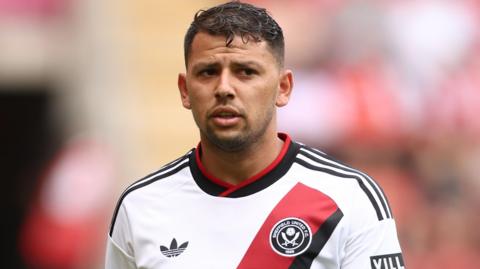 Gustavo Hamer in action for Sheffield United in a pre-season friendly at Rotherham